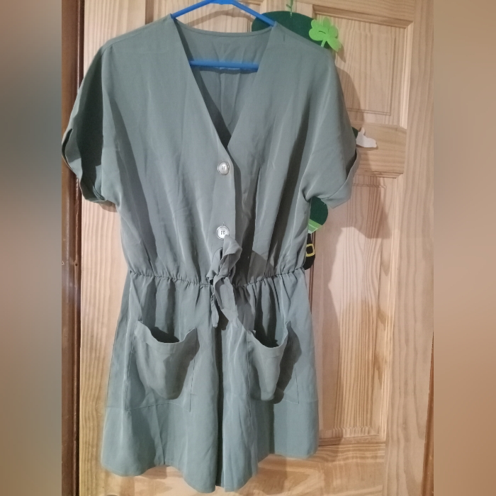 Cute Army Green Romper Brand New Cute Army Green Romper Brand New